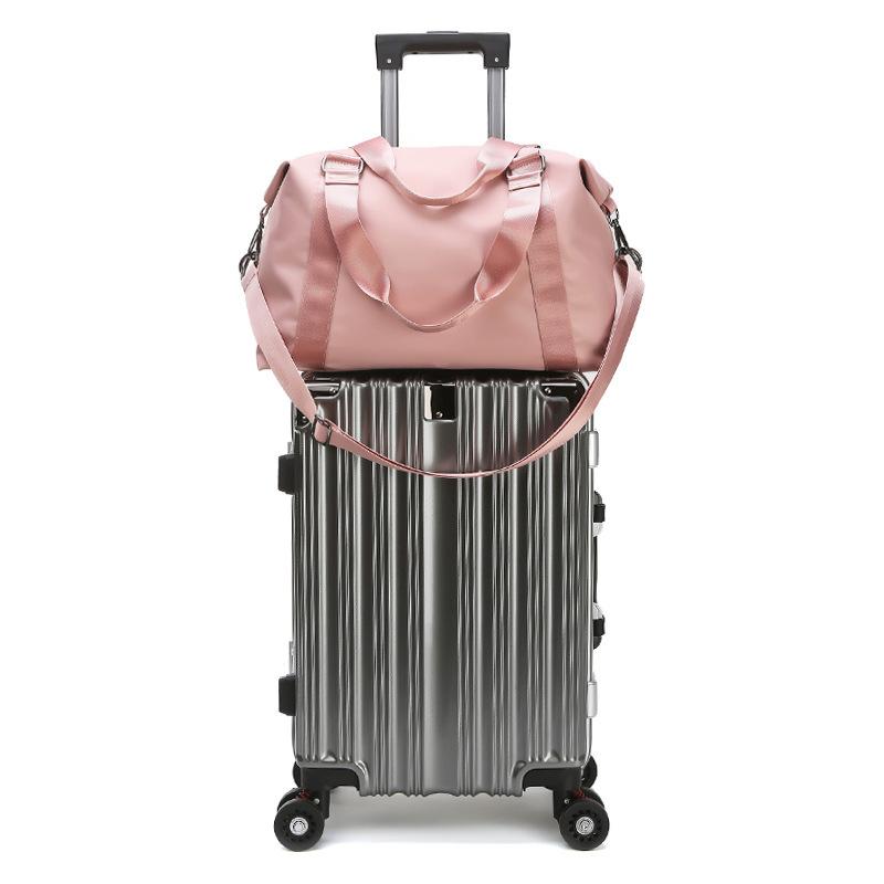 Fitness Bag Portable Yoga Bag Women'S Wet And Dry Separation Waterproof Large-Capacity Luggage Short-Distance Travel Bag