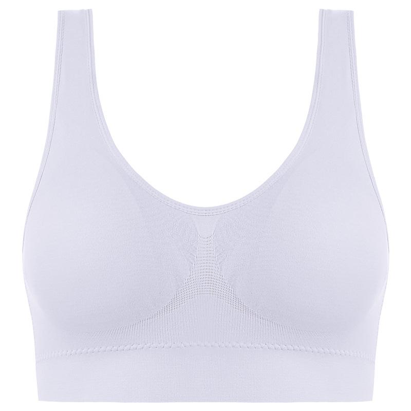 Women Sport Yoga Bras Plus Size Seamless Brassiere Breathable Wire Free Bralette Underwear Comfortable Active Removeable Padded