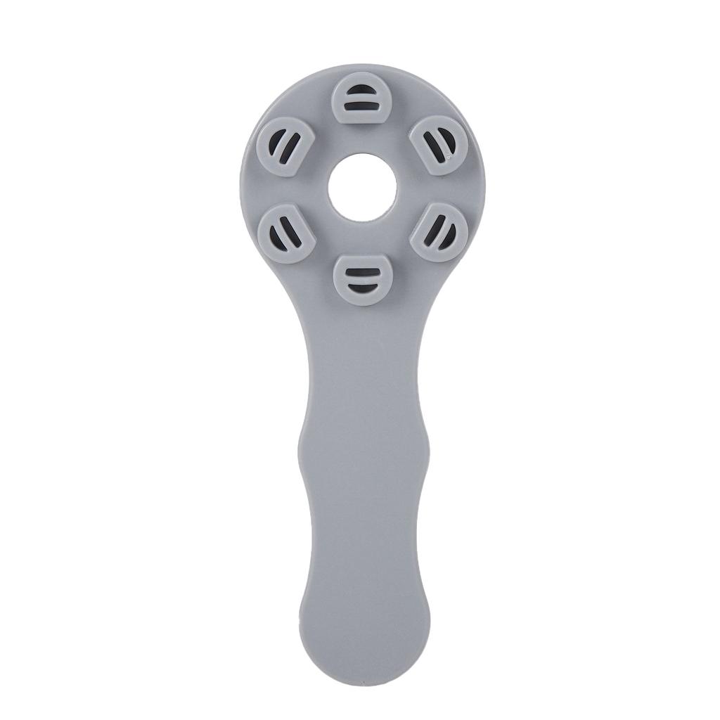PVC 8 Groove Safety Air Valve Wrench 6 Hole Pressure Relief Valve Spanner Gray for Inflatable Boat
