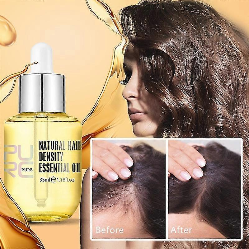 Purc Natural Hair Growth Essence Thickener Regrowth Serum Treatments Oil Fast