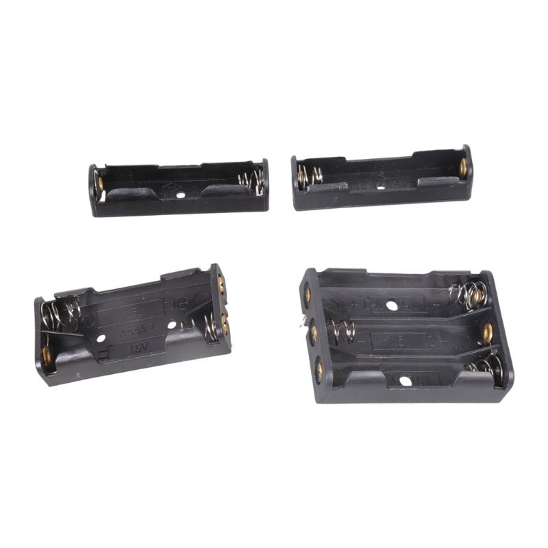 3A Battery Holder With Solderable Terminals Pin Plastic Case For Circuit Board Projects