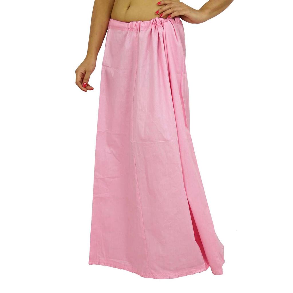 Сари Нижняя юбка Нижняя юбка Хлопок Болливуд Индийская подкладка Для сари