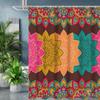 National Style Mandala Bathing Curtain Bathroom Letters Shower Curtain Waterproof With 12 Hooks Fishes Home Deco Free Ship
