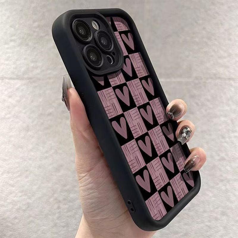 Чехол для телефона iPhone 17: Дизайн «Сердце» для Pro Max, Подходит для моделей 13/14/15/16/17
