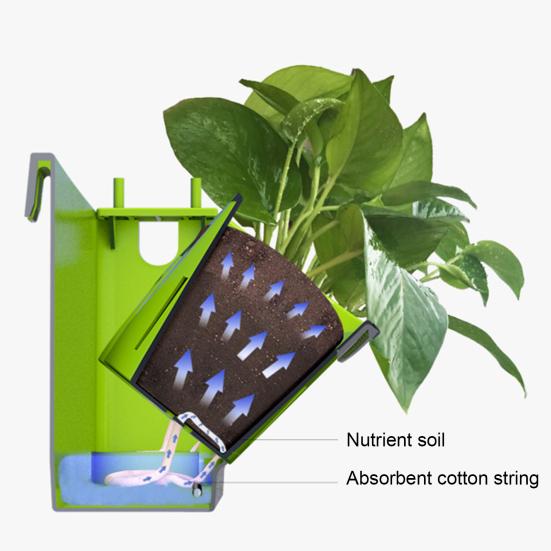 Vertical Garden Planter Hanging Planter Box Vegetable Growing Box for Indoor Plants Office Home Decor