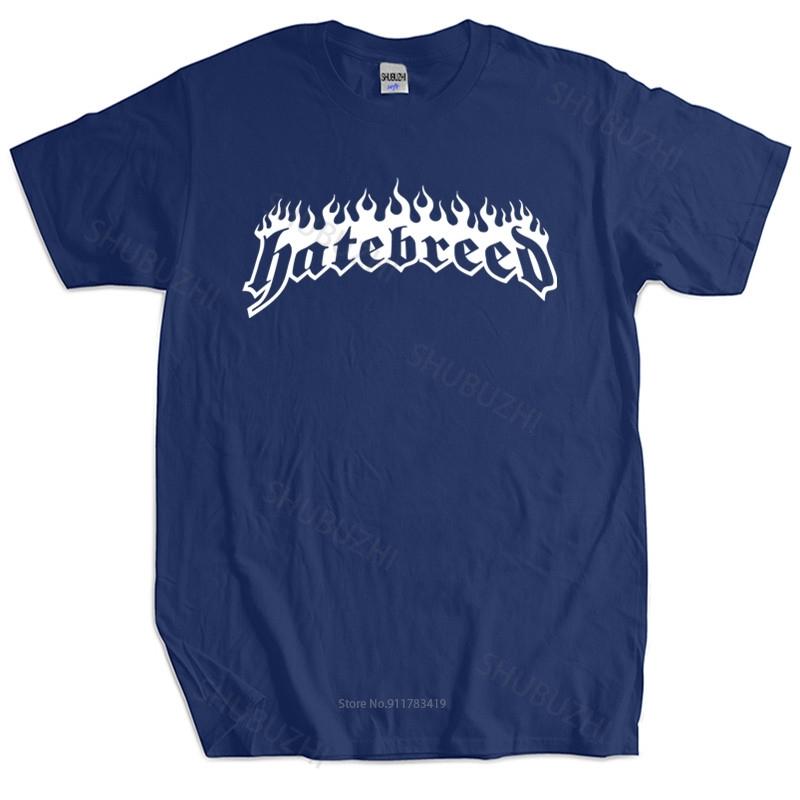 Homme T Shirt Summer Men Tshirt Hatebreed Band Logo Black Tshirt New Fashion Mens T Shirt Unisex Tshirt Teenagers Cool Tops