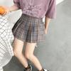 Plus Size Harajuku Short Skirt Korean Plaid Skirt Women Zipper High Waist School Girl Pleated Plaid Skirt Sexy Mini Skirt