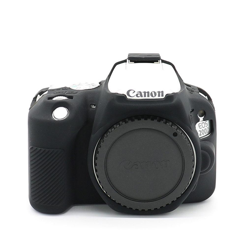 Мягкий силиконовый защитный чехол для корпуса камеры Canon EOS 200D 200DII 250D, резиновая накладка, скин
