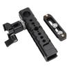 Camera Cage Top Handle Grip Universal Camera Rig Top Grip with Removable Slider 1 4 3 8 Inch Screw Hole Cold Shoe Mount