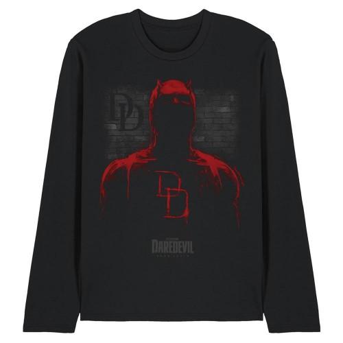 Daredevil Unisex Adult Man Without Fear Paint Long-Sleeved T-Shirt