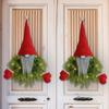 Luminous Glowing Gnome Wreath Artificial Branches Faceless Doll Hanging Ornament  Bar