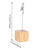 10 PCS Alligator Clip Note Clamp 11.5*2.5cm Table Cards Holder Clip Holder Note Clip  Photo Display