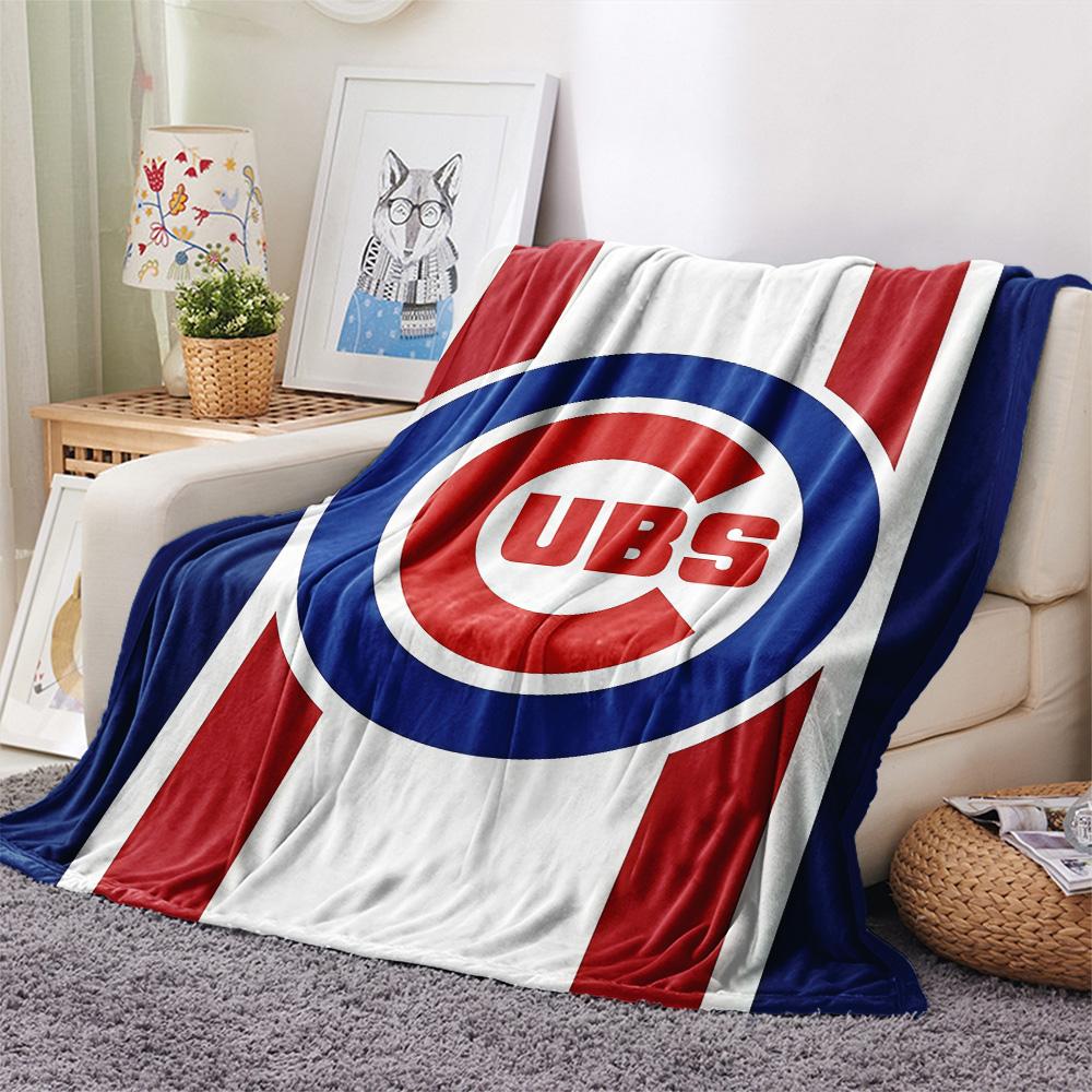Chicago Cubs2 Flannel Blanket, High quality Comfortable for All Seasons, Home Decor, Warmth and Comfort