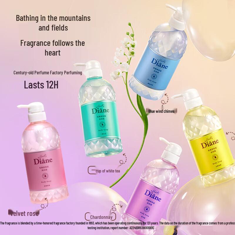 Moist Diane Lactic Acid Moisturizing Body Wash