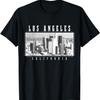 LA Los Angeles California Skyline USA Vintage Souvenir T-Shirt