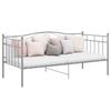 VidaXL Sofa Bed Frames, Metal Grey 90x200 Cm