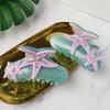 Acetic Acid Acetate Hair Claw Korean Style Large Shark Clip Cute Starfish Hair Grab Clip  Lady
