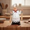 Смоляная фигурка шеф-повара, ручная роспись, коллекционная, для кафе, ресторана