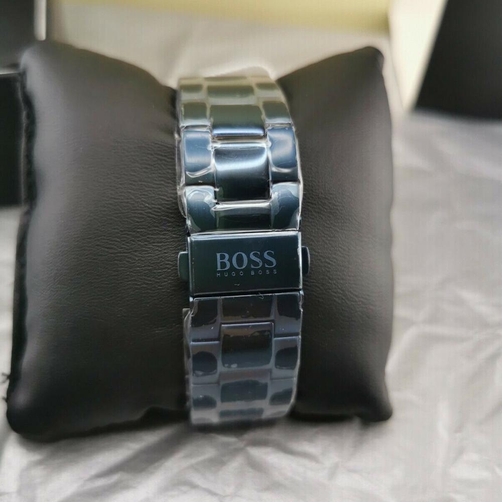 Hugo Boss 1513758 Мужские кварцевые часы Синий циферблат 43 мм + Коробка