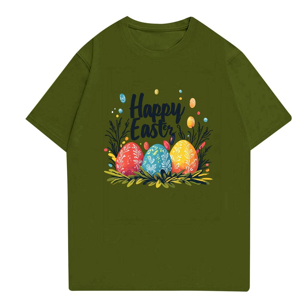 Женский топ с круглым вырезом, повседневный принт, футболка с короткими рукавами