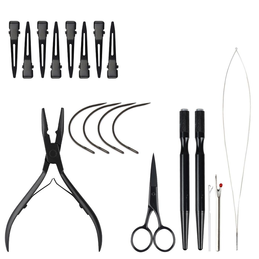 Набор инструментов для наращивания волос, набор щипцов для наращивания волос, набор инструментов для наращивания волос, петля для волос, вспарыватель швов, плоскогубцы Microlink
