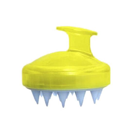 Массажер для кожи головы, мягкая глубокая очистка для домашнего использования, силикон предотвращает выпадение волос, щетка для шампуня