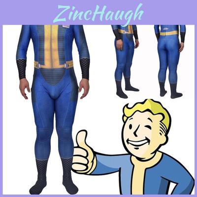 Аутентичный косплей выжившего из Fallout 4 Костюм-боди Найт из Убежища 111 на Хэллоуин