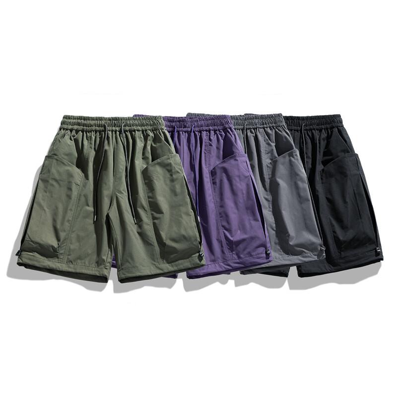 2025 летние пляжные шорты мужские повседневные шорты мужские баскетбольные шорты однотонные спортивные мужские беговые дышащие брюки