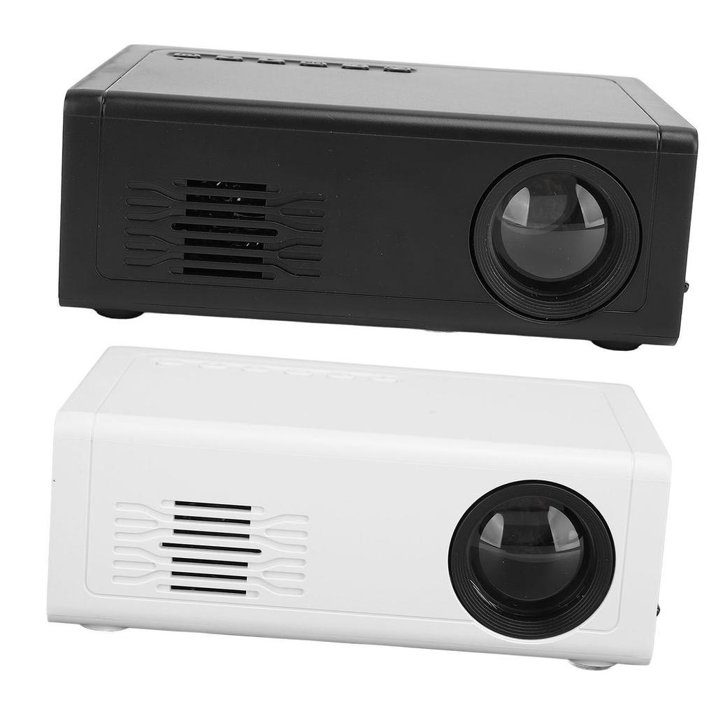 Портативный проектор 1080P HD USB Movie Video Projector с HD Multimedia Interface Пульт дистанционного управления для