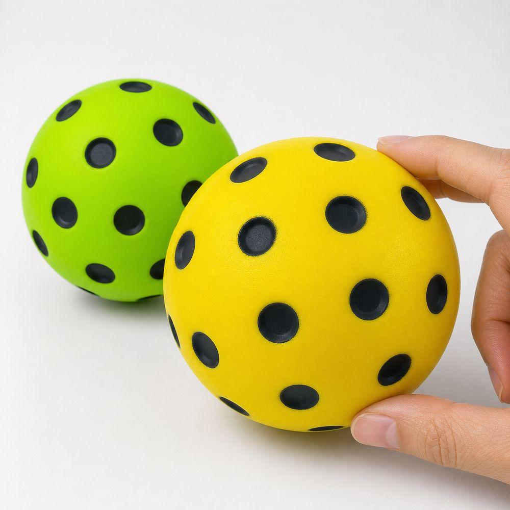 High Bounce Pickleball Training Balls Silent Quiet Pickleball Balls  Indoor Entertainment