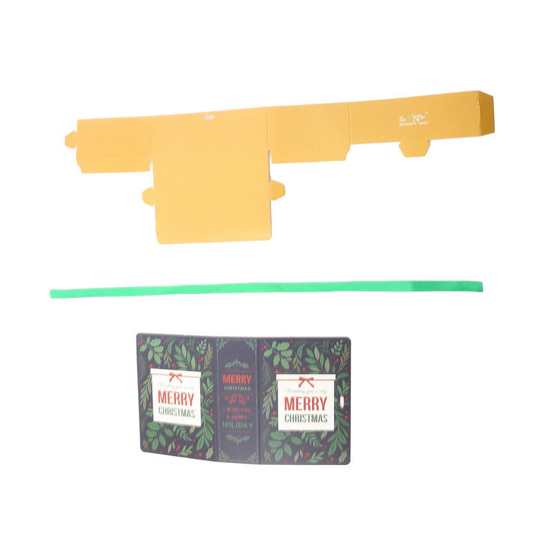 5 шт. Креативные подарочные коробки в виде волшебных книг серии Рождество с бантом, для конфет и угощений. Маленькие коробки для печенья на праздник. Принадлежности для вечеринок.