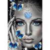 Полный дрель 5D Diy Алмазная картина Бабочка Девушка Вышивка Крестом Домашний Декор Подарок ручной работы