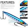 3D Fast Drawing Sea Fishing Lure for Lure Fishing, Fishing Boat for Drifting Mackerel Bait