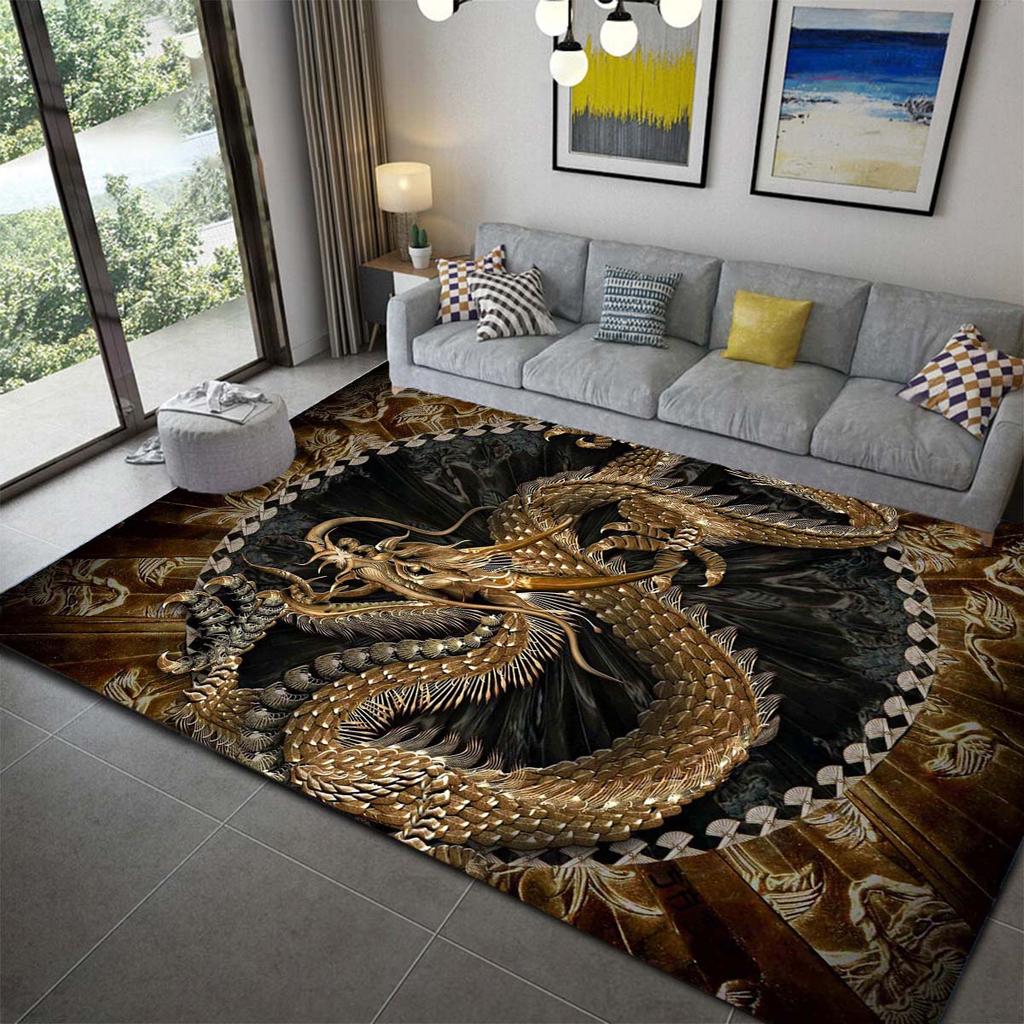 3D ковры с рисунком дракона, противоскользящий коврик для гостиной, детские коврики для спальни, коврик для йоги, большой ковер, декор