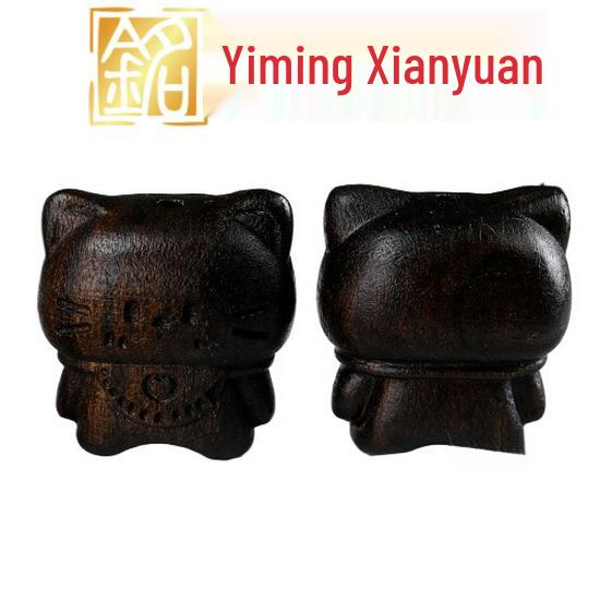 Черные мультяшные котята: Yiming Xianyuan DIY Милые Кошачьи Аксессуары для Телефонных Брелоков и Брелоков
