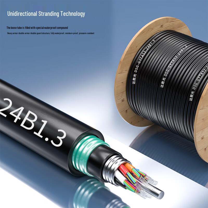Outdoor Single-Mode Heavy-Duty Fiber Optic Cable