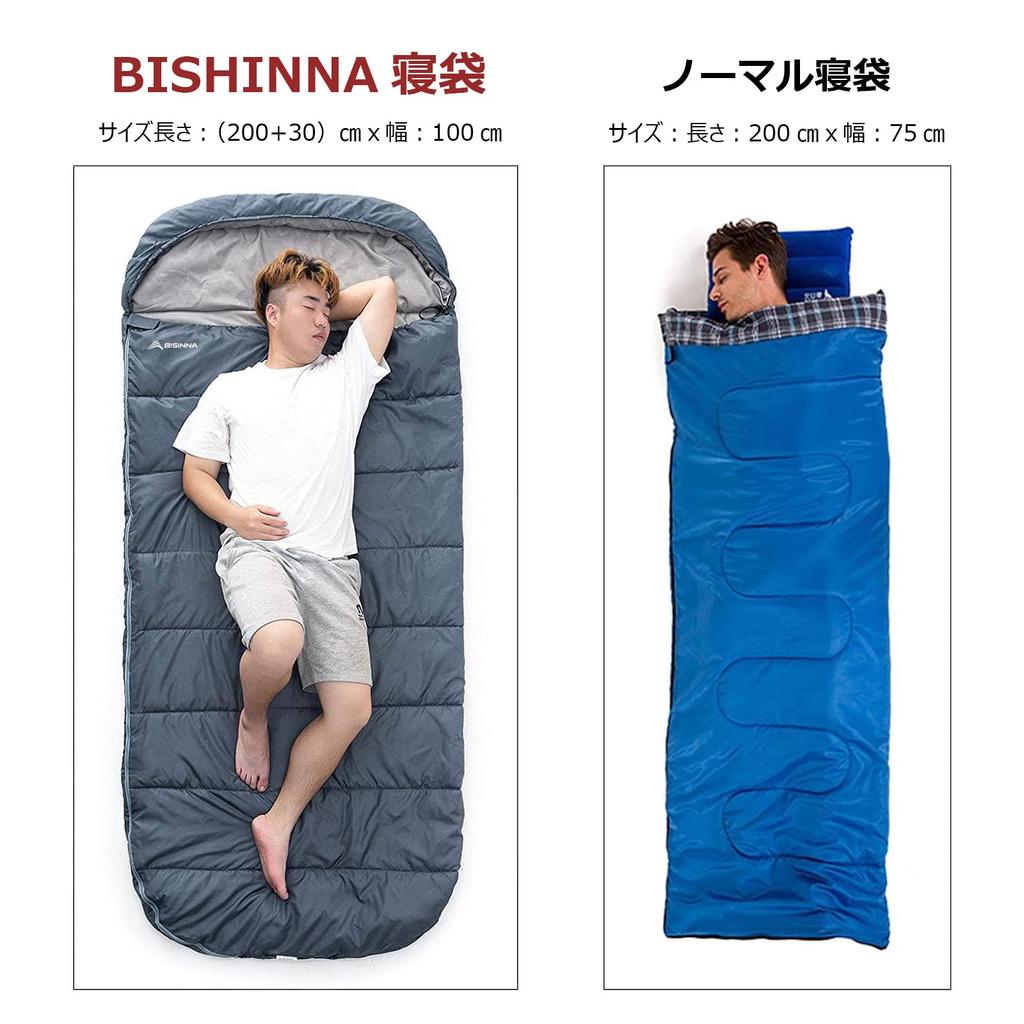 Спальный мешок BISINNA Wide, в форме конверта, можно стирать, для кемпинга, альпинизма, на открытом воздухе, сна в машине, предотвращения стихийных бедствий, комната,