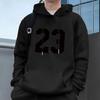 Men's Casual Hoodies Fleece Hip Hop 250g/m² Solid Pullover Sweatshirt Men Sportswear Clothing Sweatshirt Men's Clothing