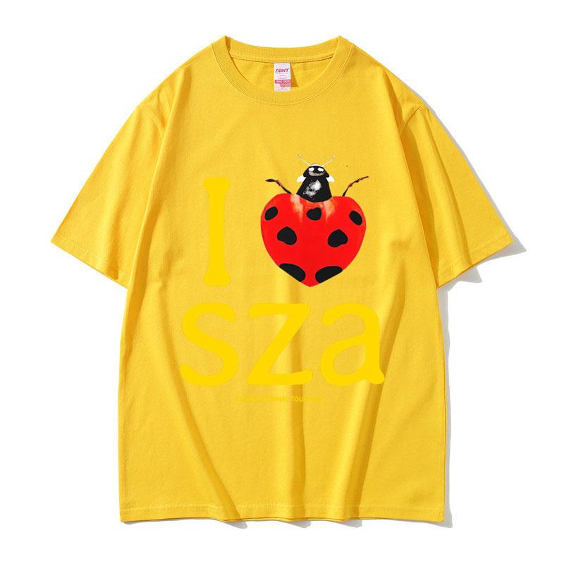 I Love SZA Grand National Tour 2025 Graphic Tshirt Unisex Women Hip Hop Oversized Tshirts Unisexs Casual Cotton Vintage T Shirts