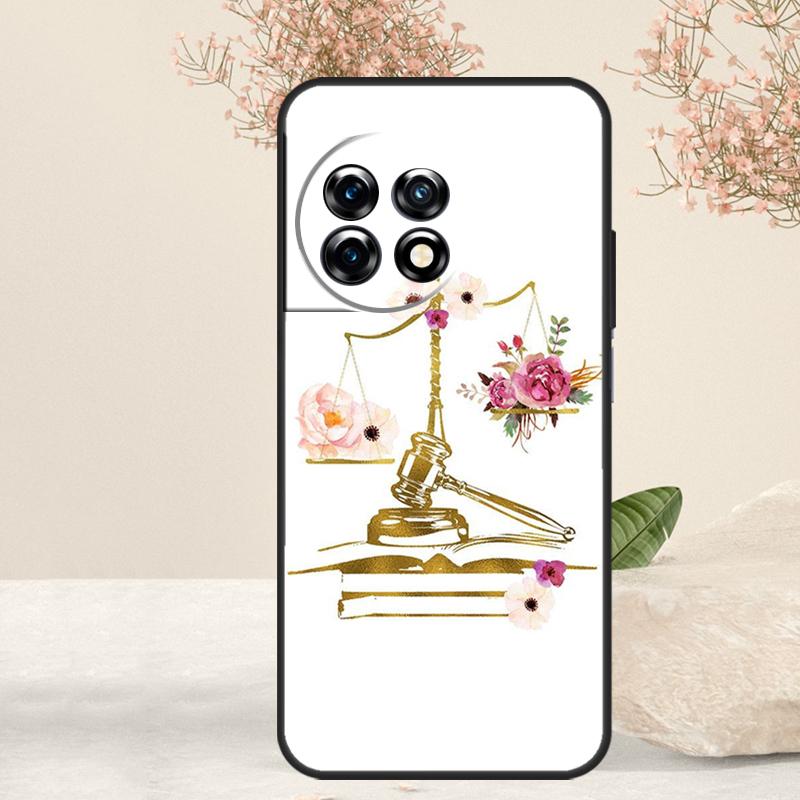 Чехол-бампер с рисунком "Адвокат Судья" для OnePlus Nord CE 4 3 2 Lite 2T N10 N20 N30 OnePlus 12 11 9 10 Pro 8T 10T 12R