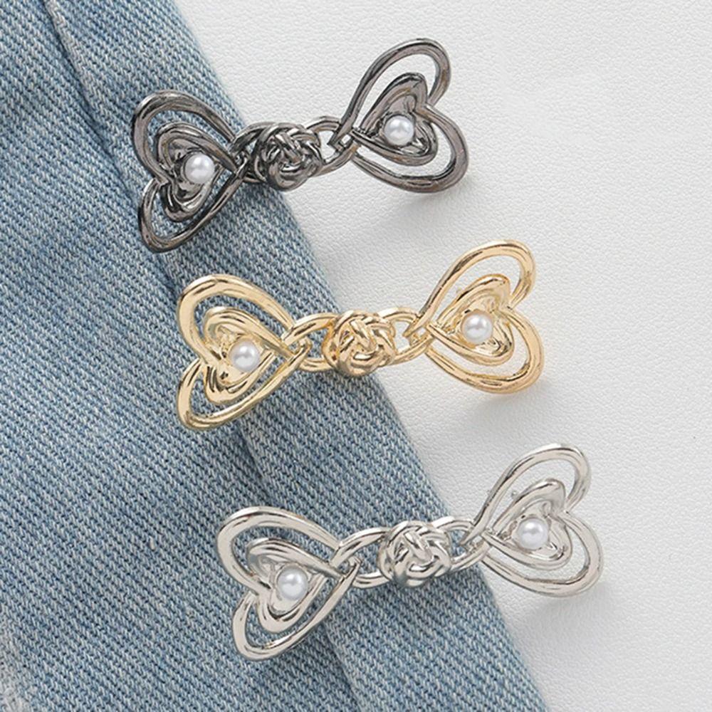 Chinese Knot Love Button Tightener Button Clasps Jean Buttons for Loose Jeans Party