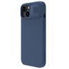 Nillkin CamShield Blue Silicone Case with Lens Cover for iPhone 14