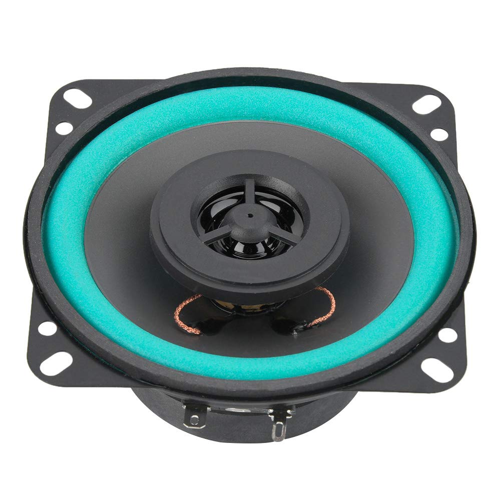 2 шт. Автомобильные динамики 4 дюйма 100 Вт Автомобильные аудиодинамики Автомобильный твитер Автомобильные динамики Дверные музыкальные аудиодинамики для автомобиля Черный Зеленый
