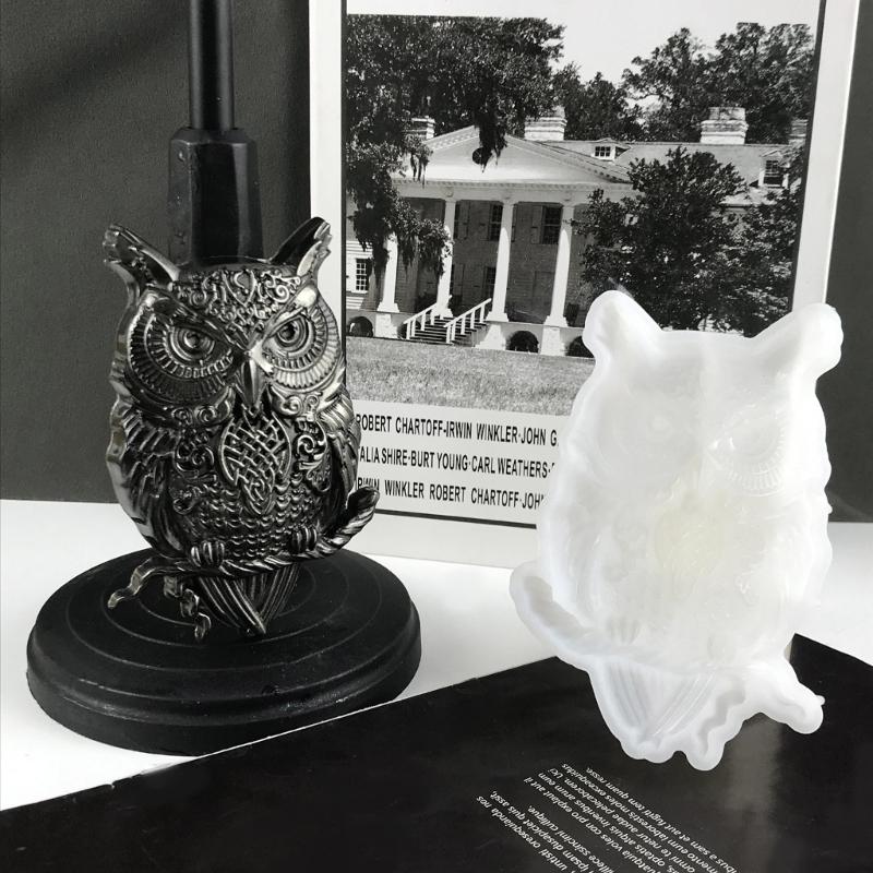 3D Силиконовая форма Орел/Сова, DIY Форма для смолы Орел для заливки эпоксидной смолой, Настенные украшения, Декор спальни, Поделки, Домашние украшения