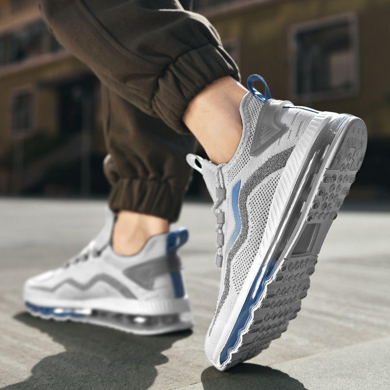 Сетчатый верх Дышащие Мужские Повседневные Кроссовки Амортизирующая Стелька Размер 9 Простые Распродажа Легкие Походные Треккинговые Спортивные Туфли для Мужчин