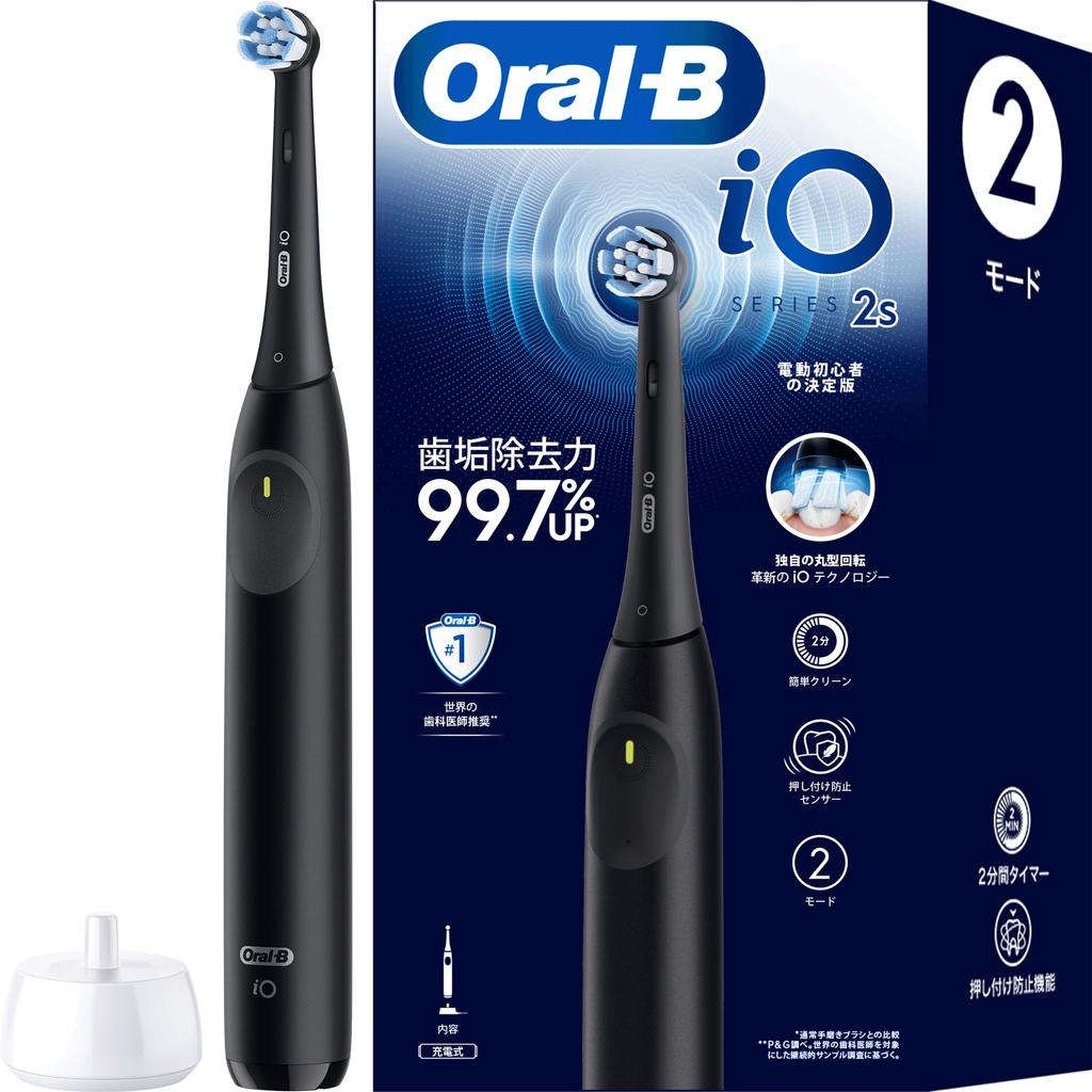 Электрическая зубная щетка Braun Oral B iO2S Edition для Electric iOS21D90BK Black (Окончательные новички)