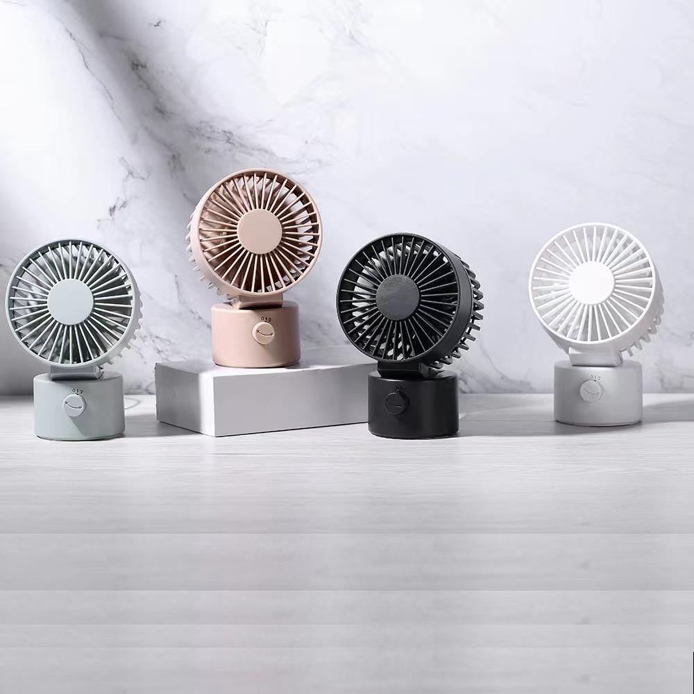 Portable Mini Oscillating Silent Desktop Fan for Home and Office