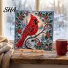 Decorative Craft Mosaic Pieces Christmas Lighthouse Art Kit for Adults, DIY Coastal with Festive Room Decor Colorful Acrylic Pieces, Decoration