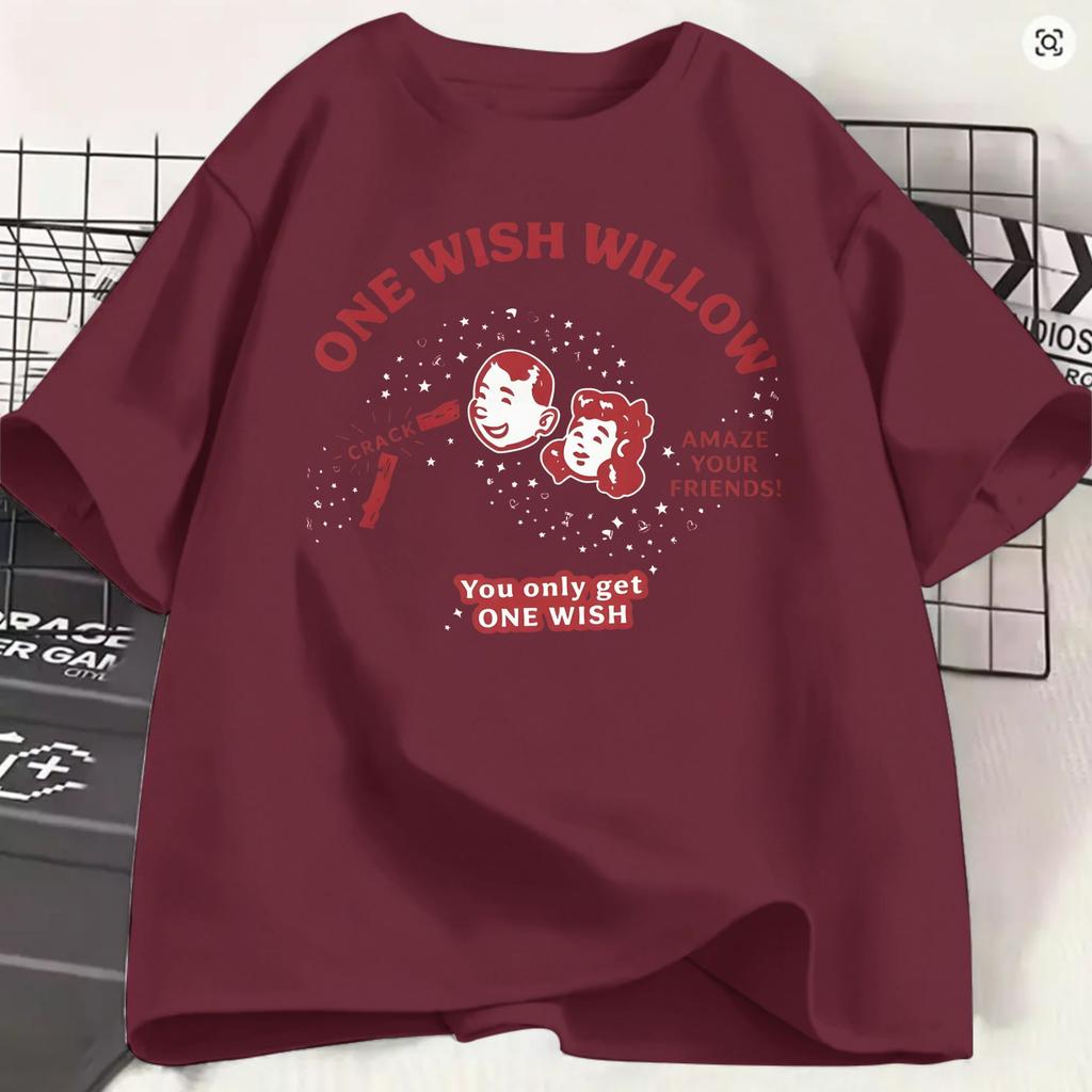Obsession Movie 2026 Tshirts For Unisex One Wish Willow Funny Pure Cotton Tee Shirt Crew Neck Short Sleeve 4xl 5xl 6xl Clothes