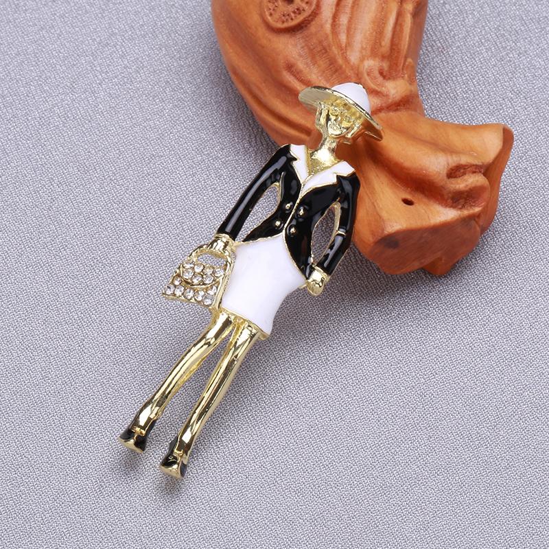 Blucome Эмалированная женская сумка, броши в форме сумки, женская яркая фигурка, офисная брошь, значок, булавки, высокое качество, повседневный корсаж